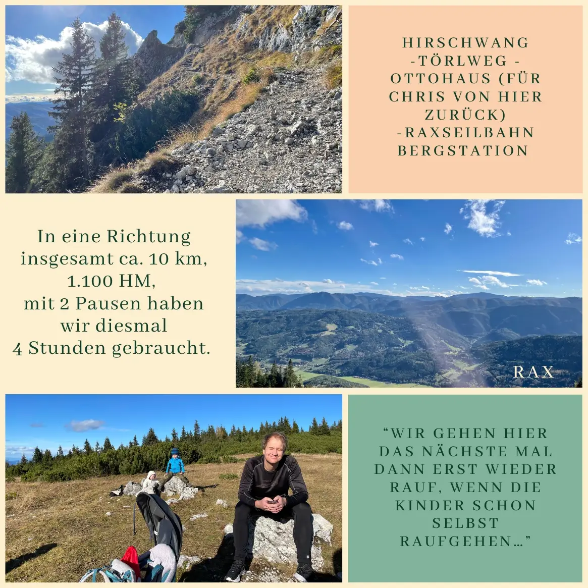 Wanderung zum Ottohaus – vier Jahreszeiten an einem Tag
